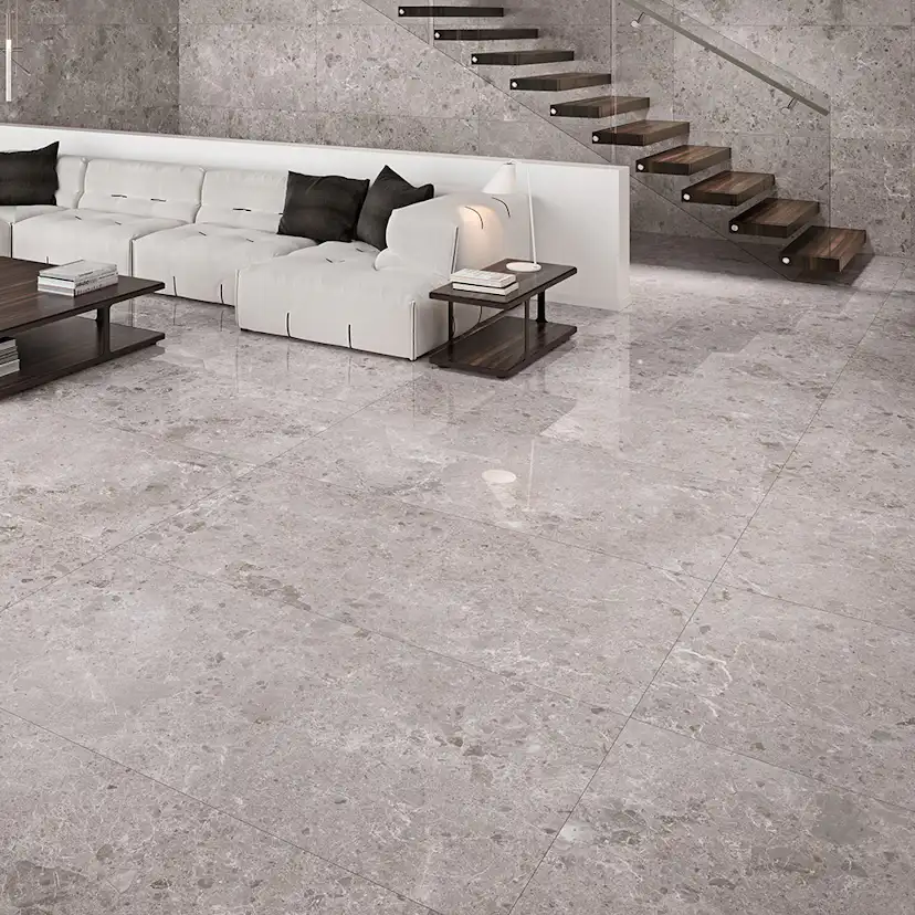 Klinker Tenfors Artic Gris Marmor Blank 78x158 cm