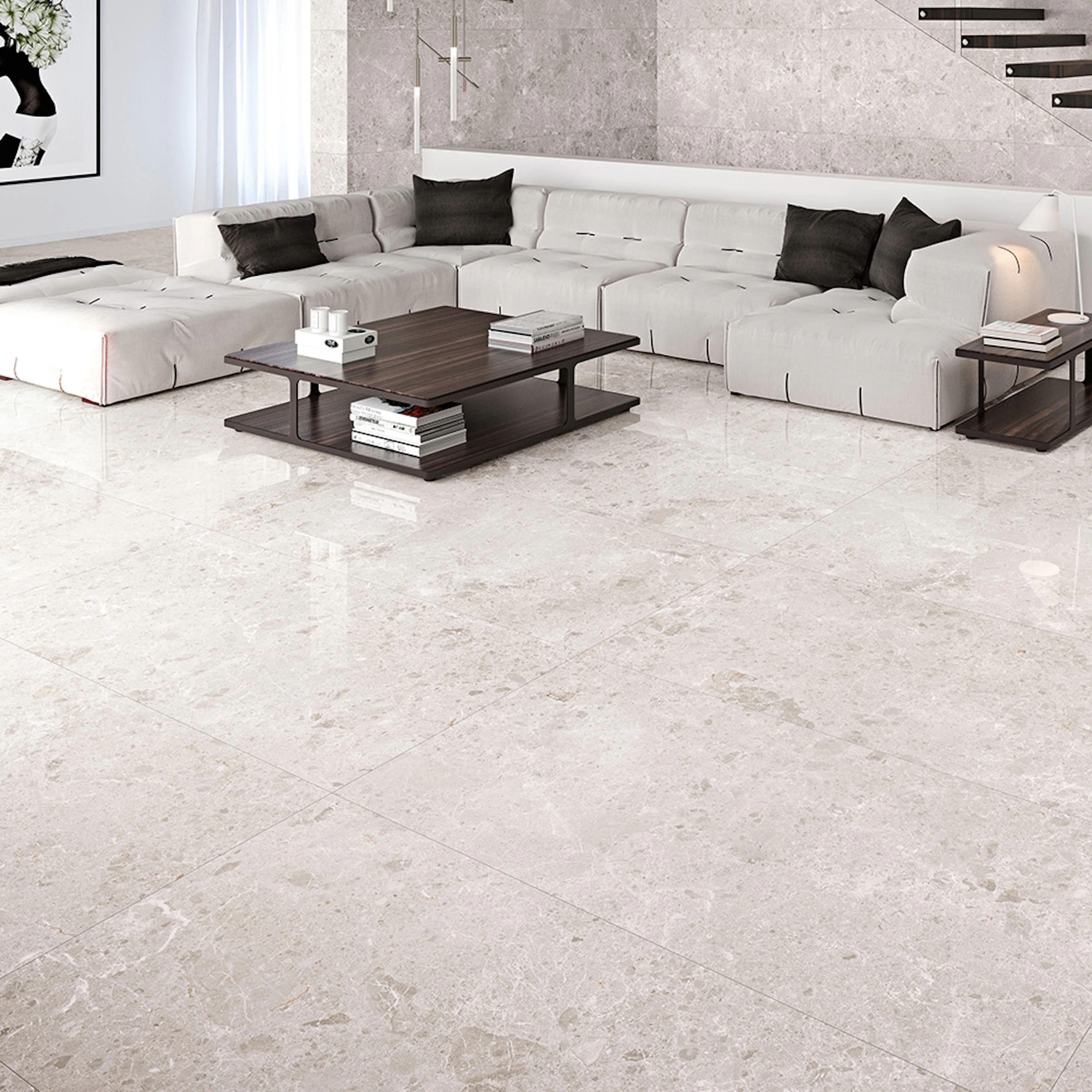 Klinker Tenfors Artic Blanco Marmor Blank 78x158 cm