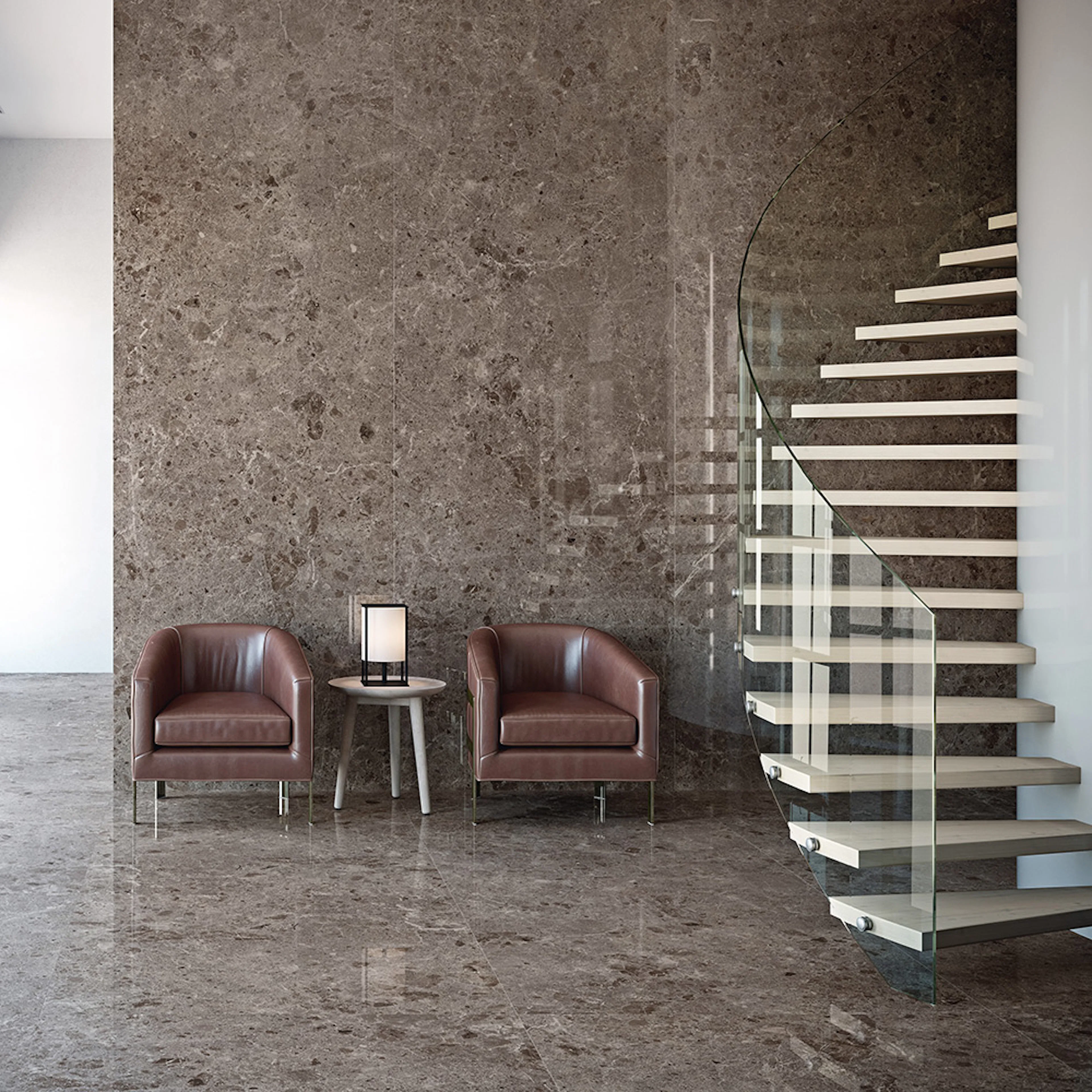 Klinker Tenfors Artic Moka Marmor Blank 59x119 cm