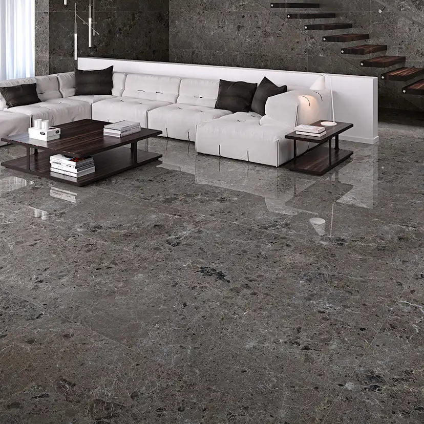 Klinker Tenfors Artic Antracita Marmor Blank 59x119 cm