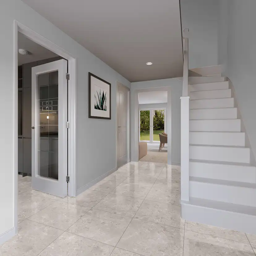 Klinker Tenfors Artic Blanco Marmor Blank 59x59 cm