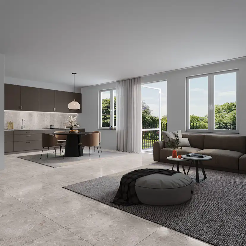 Klinker Tenfors Artic Blanco Marmor Blank 59x59 cm