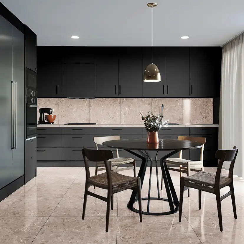 Klinker Tenfors Artic Beige Marmor Blank 59x59 cm