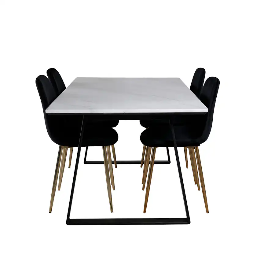 Matgrupp Venture Home Estelle med 4 Polar stolar