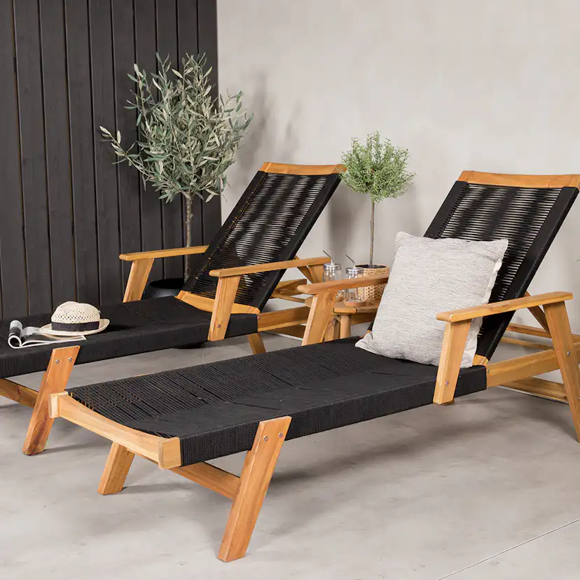 Loungeset Venture Home Little John med Chania Bord Utomhus