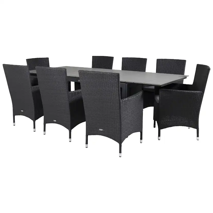 Matgrupp Venture Home Lova 160/240 med 8 Milwa Stolar