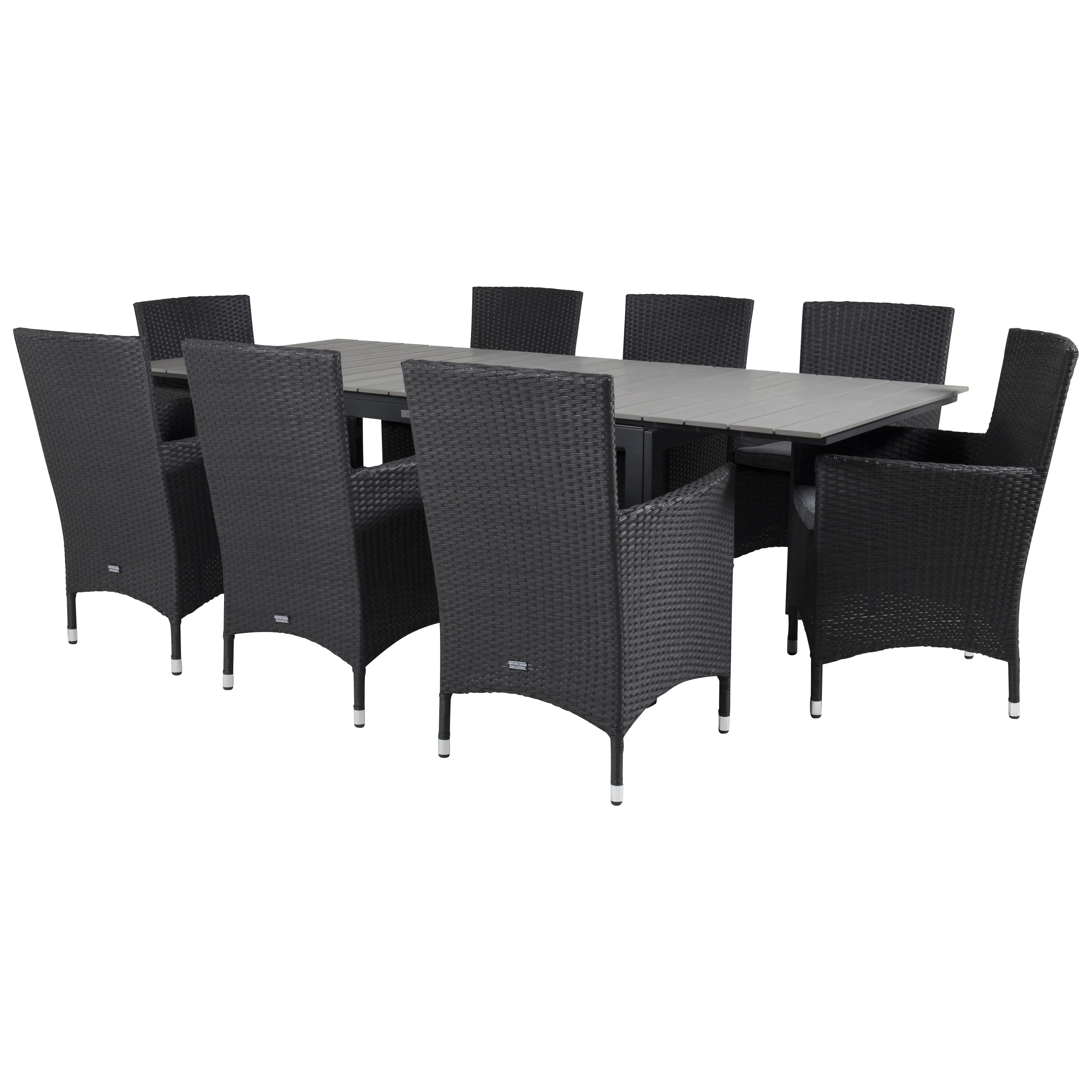 Matgrupp Venture Home Lova 160/240 med 8 Milwa Stolar