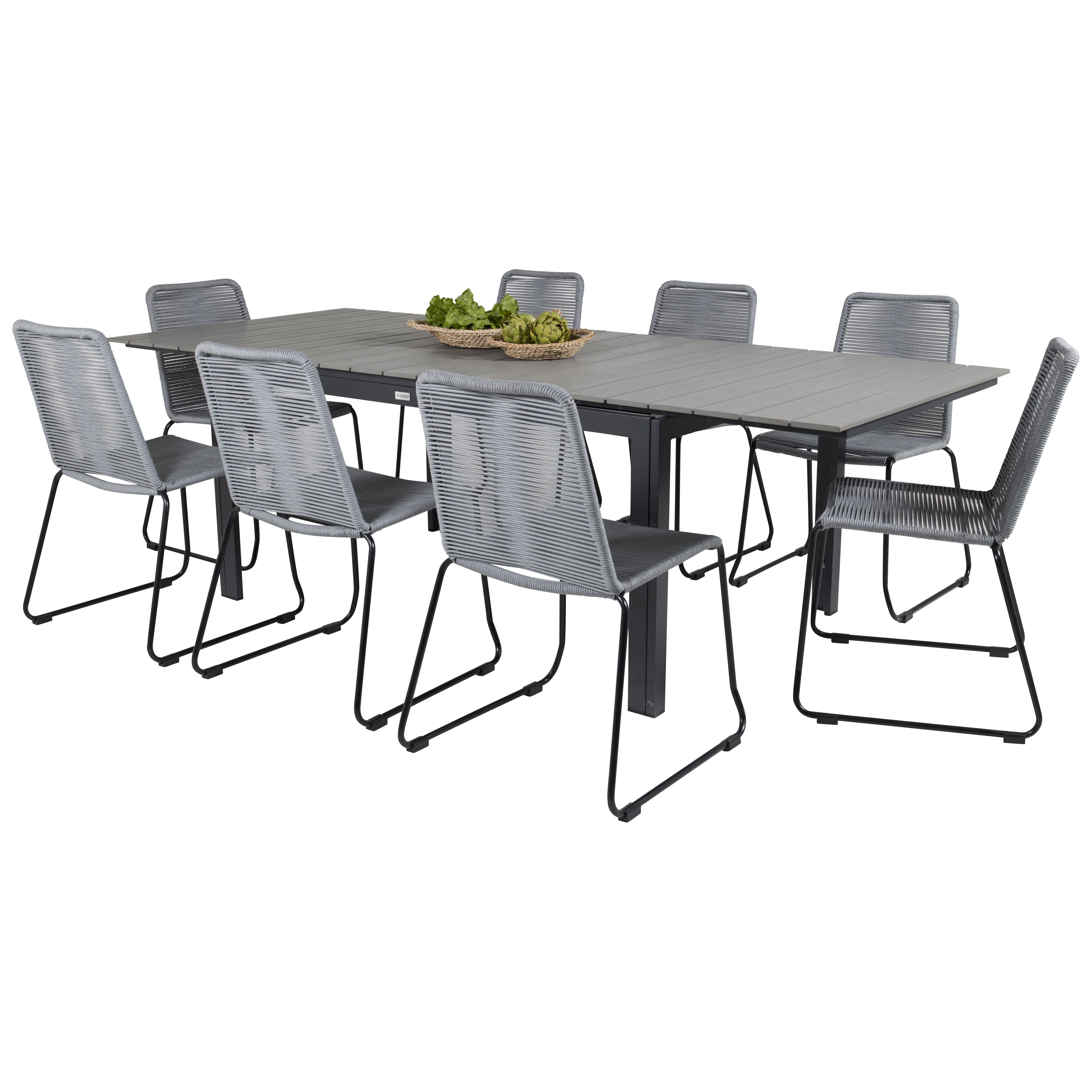 Matgrupp Venture Home Lova 160/240 med 8 Leon Stolar