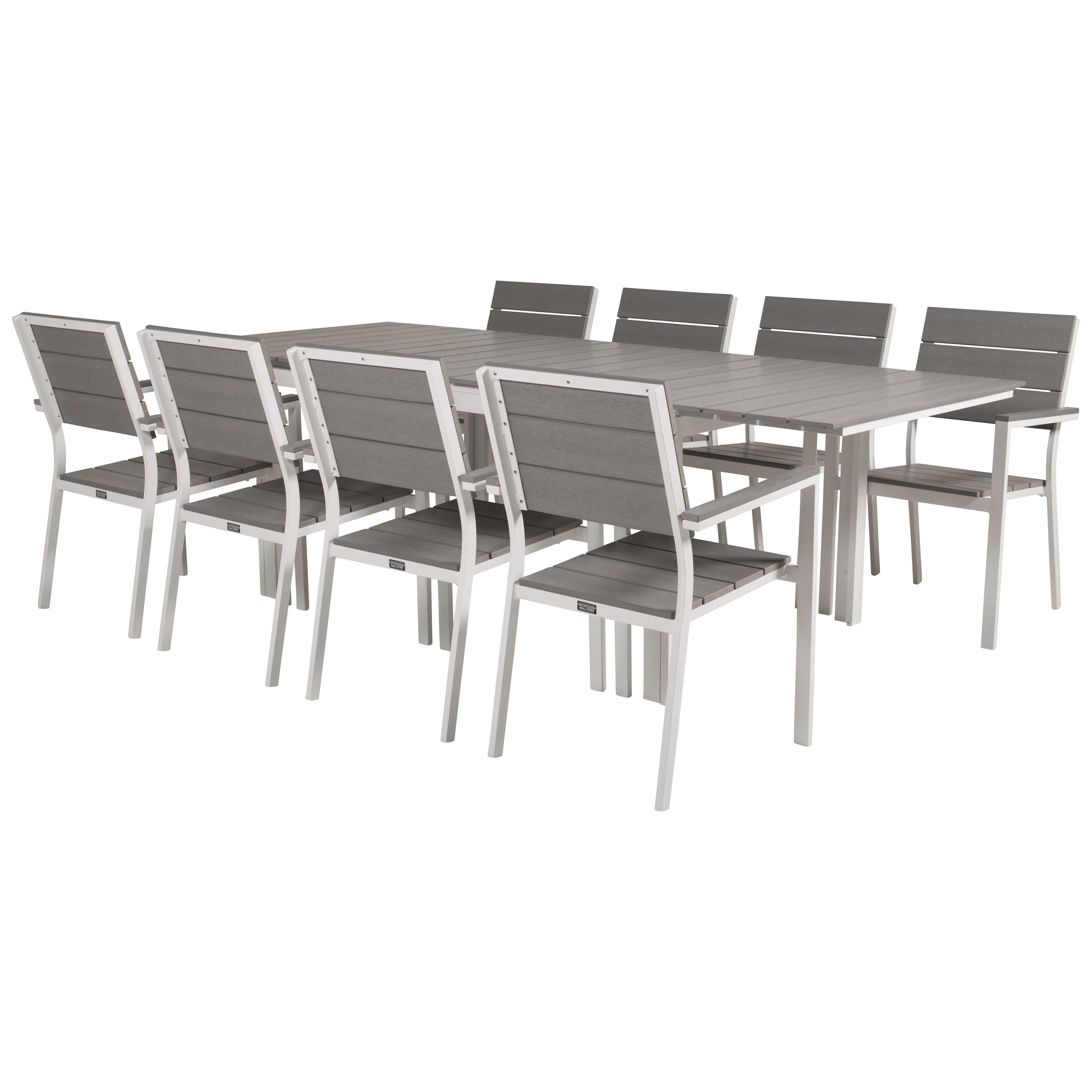 Matgrupp Venture Home Lova 160/240 med 8 Lova Stolar