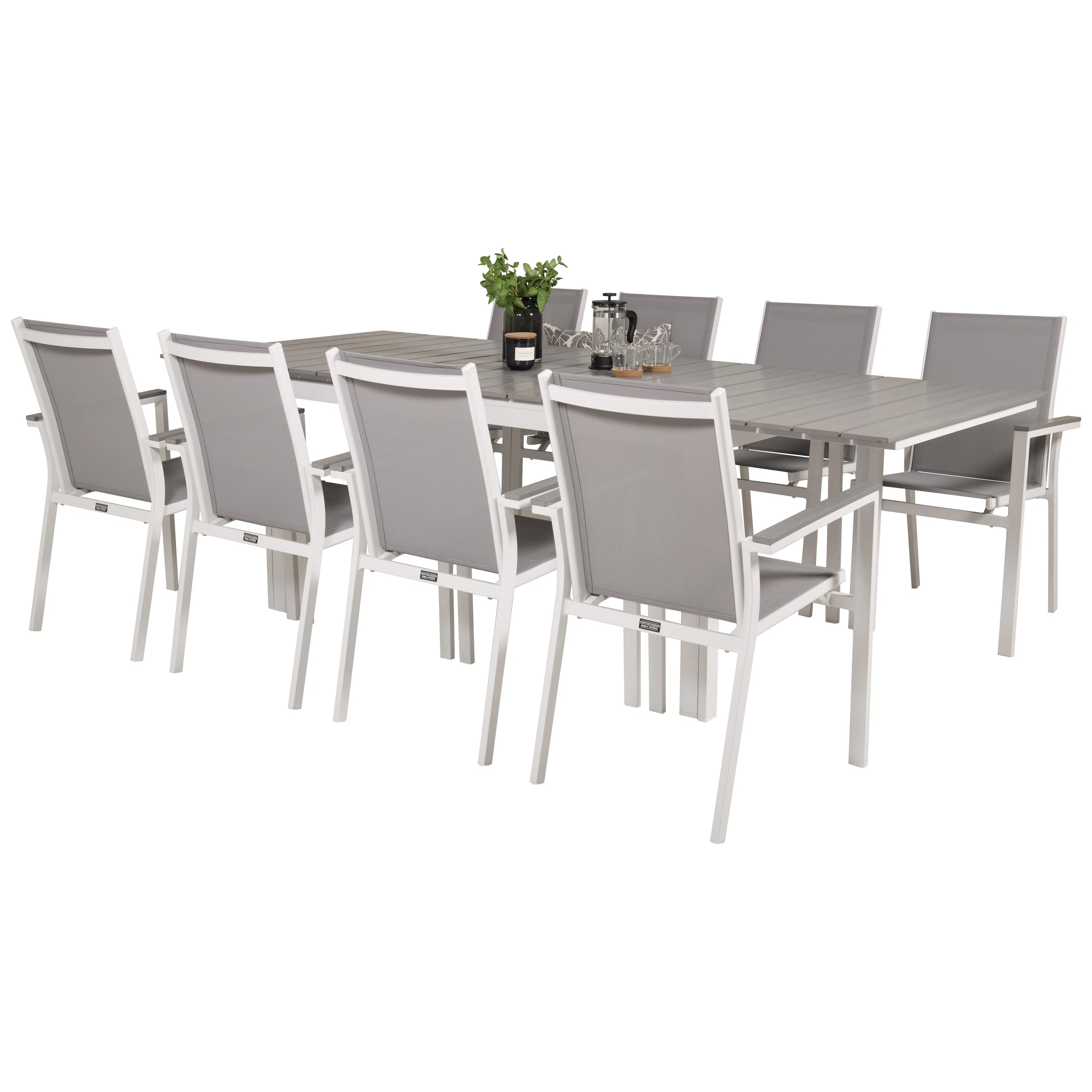 Matgrupp Venture Home Lova 160/240 med 8 Pincy Stolar