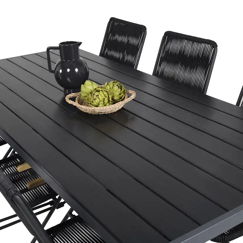 Matgrupp Utomhus Venture Home Bront 205 med 6 Berfin KarmTrädgårdsstolar