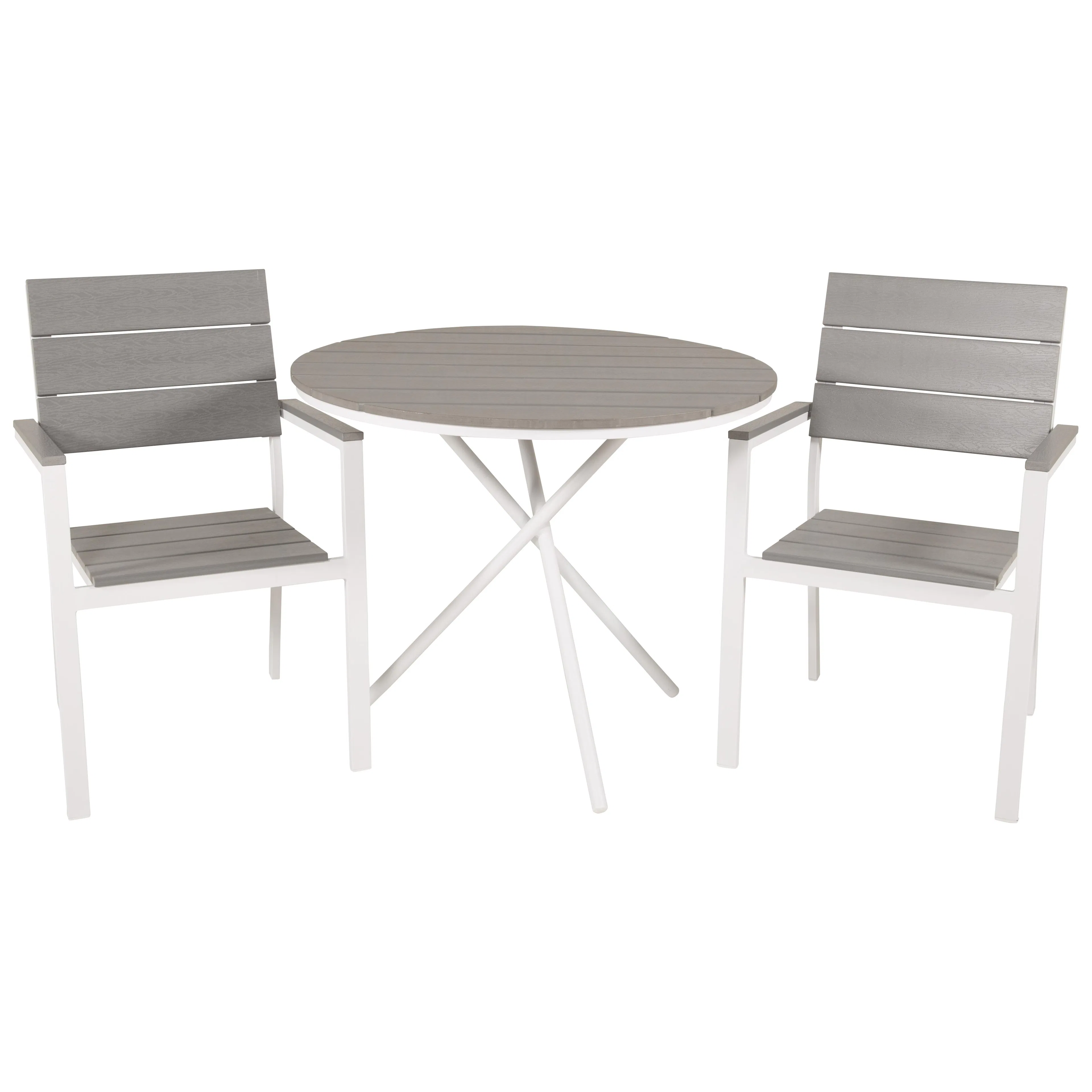 Cafégrupp Venture Home Pincy Ø 90 med 2 Lova Trädgårdsstolar Utomhus