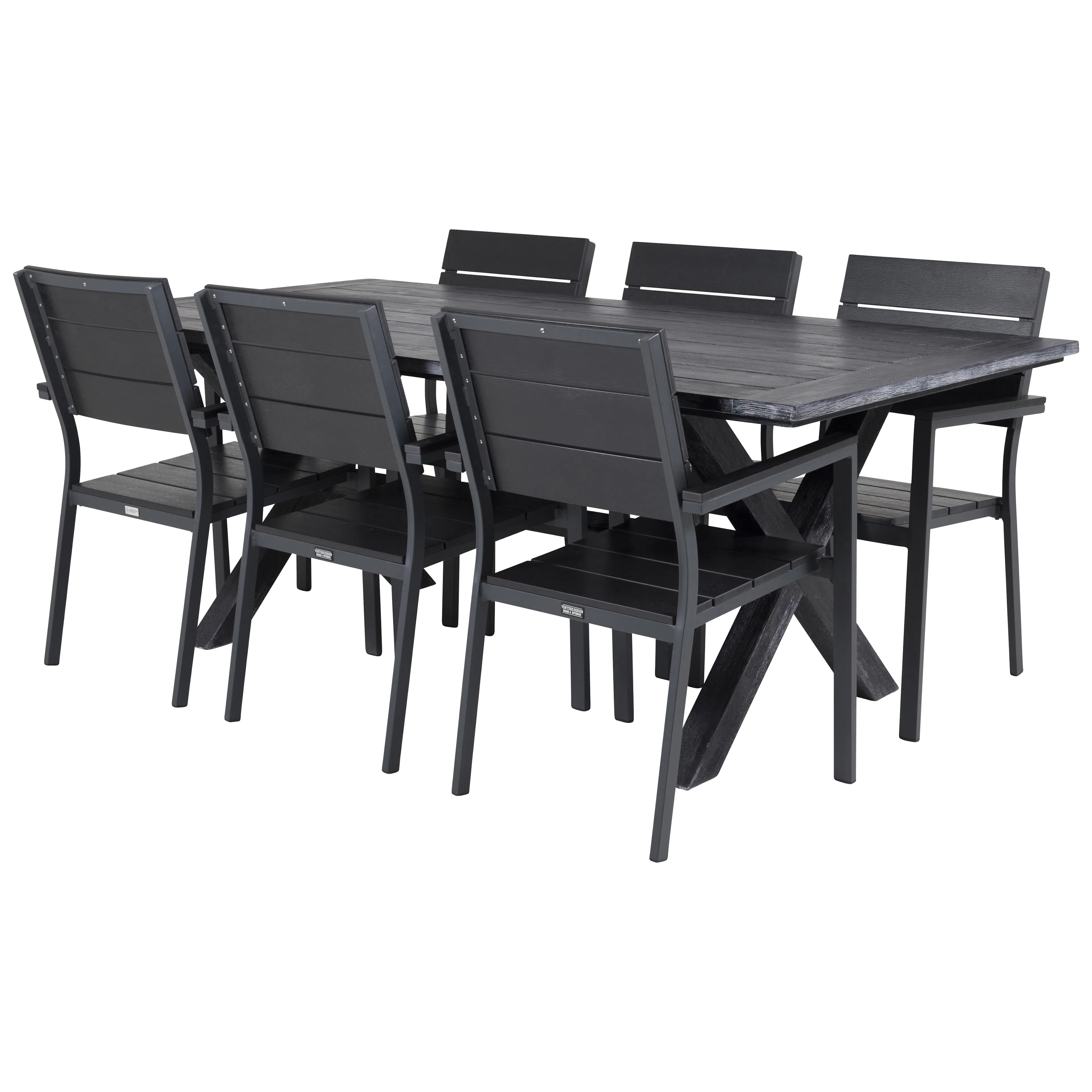 Matgrupp Venture Home Rossi 200 med 6 Lova Stolar