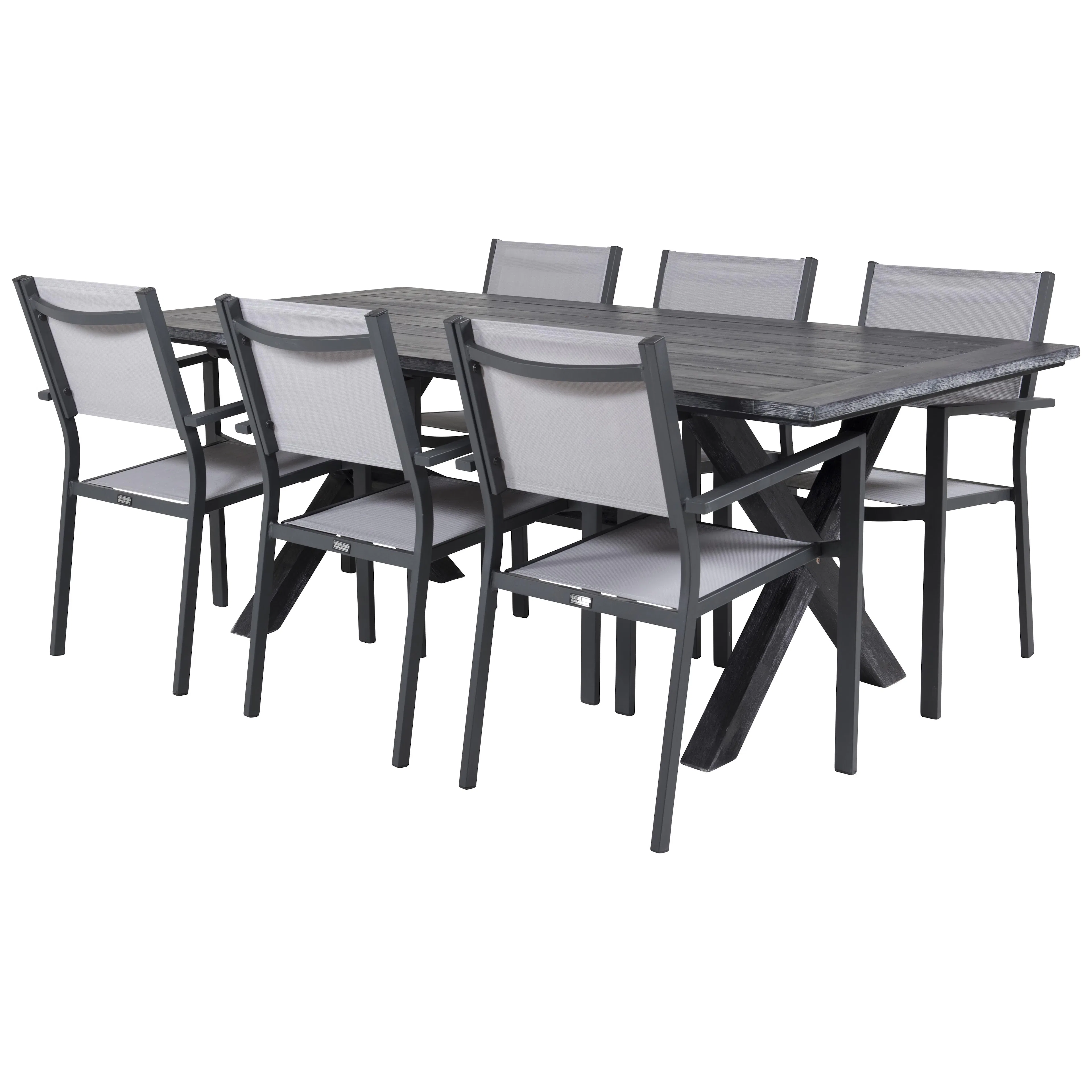 Matgrupp Venture Home Rossi 200 med 6 Copacabana Matstolar