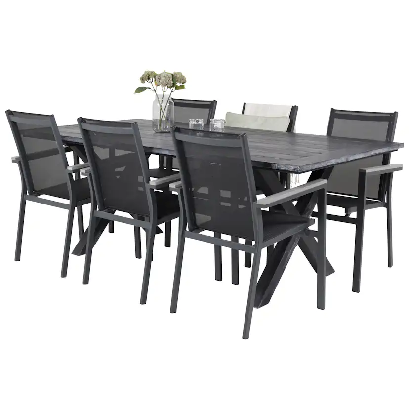 Matgrupp Venture Home Rossi 200 med 6 Pincy Stolar