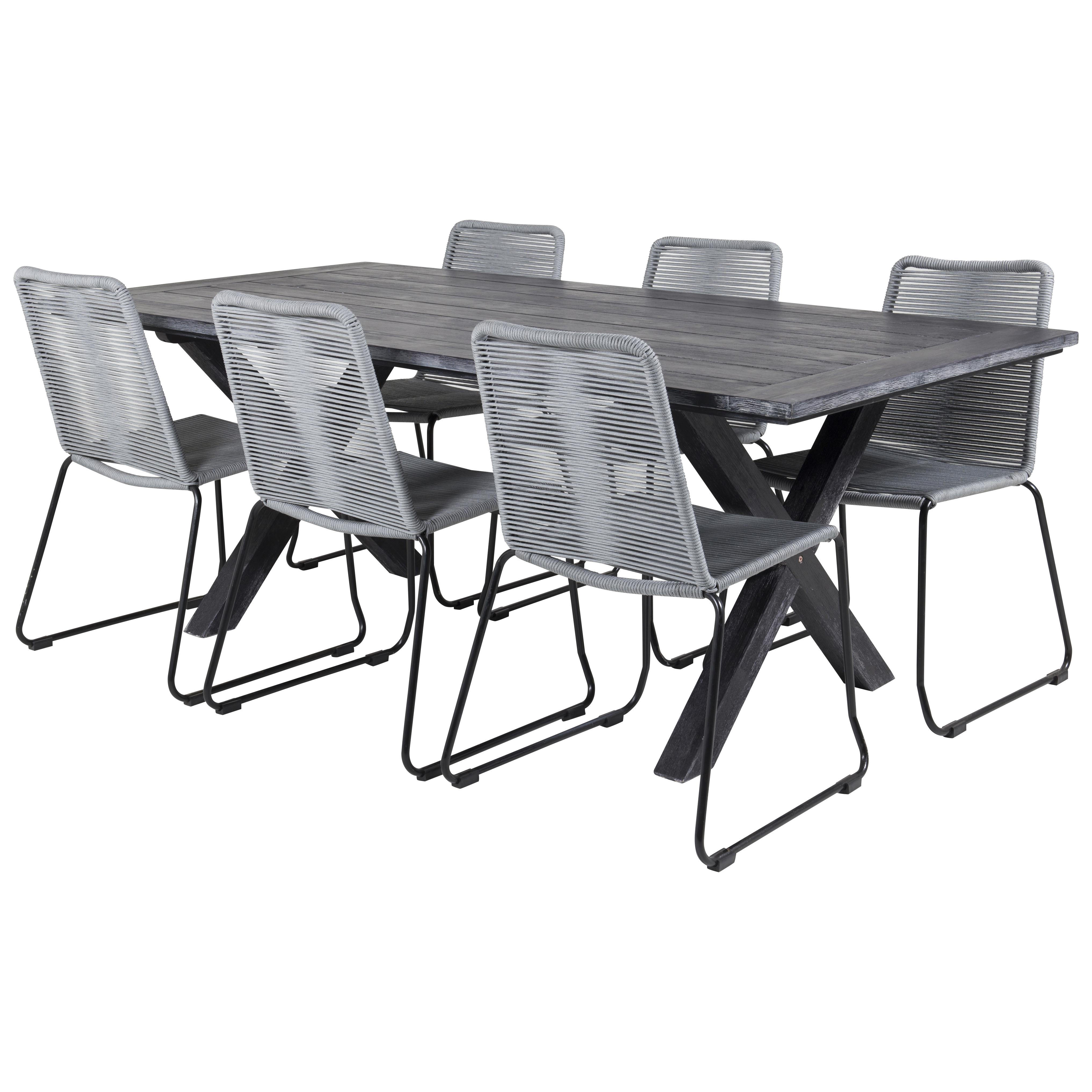 Matgrupp Venture Home Rossi 200 med 6 Leon Matstolar