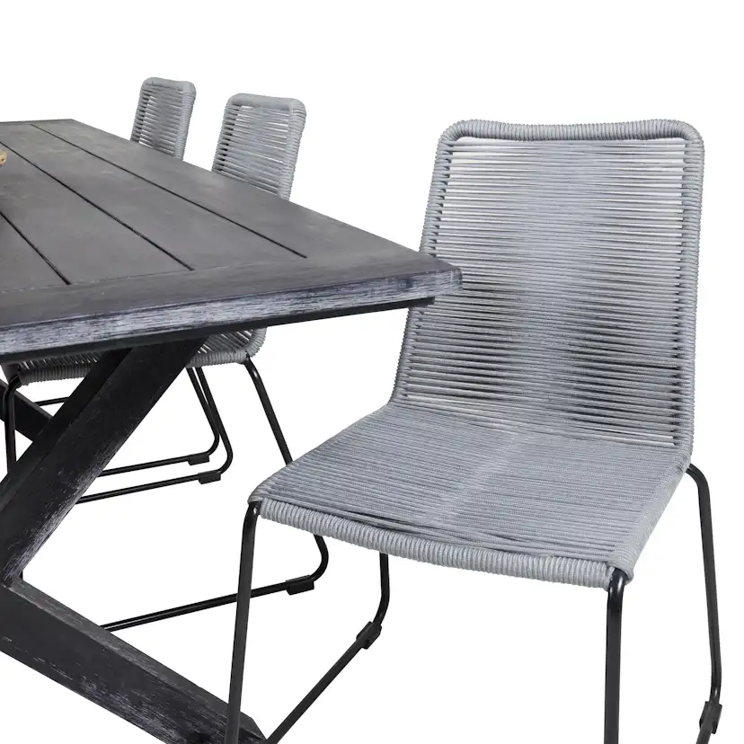 Matgrupp Venture Home Rossi 200 med 6 Leon Matstolar