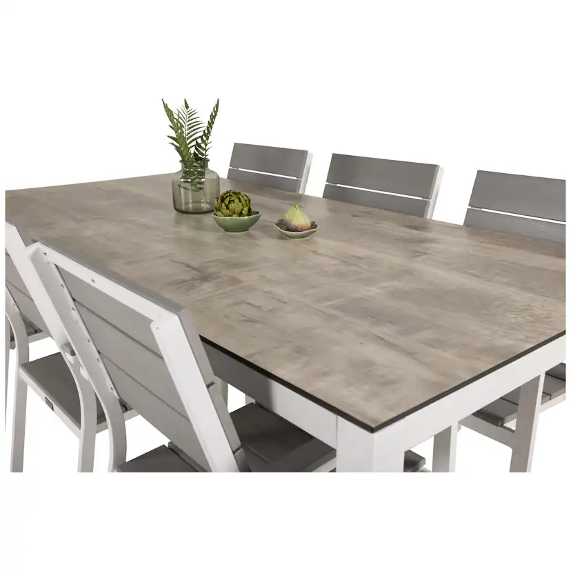 Matgrupp Utomhus Venture Home Lea 205 med 6 Lova Trädgårdsstolar