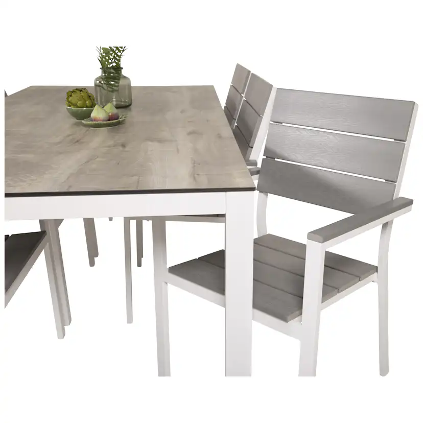 Matgrupp Utomhus Venture Home Lea 205 med 6 Lova Trädgårdsstolar