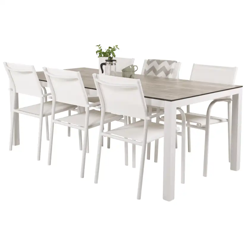 Matgrupp Venture Home Lea 205 med 6 Siri Matstolar