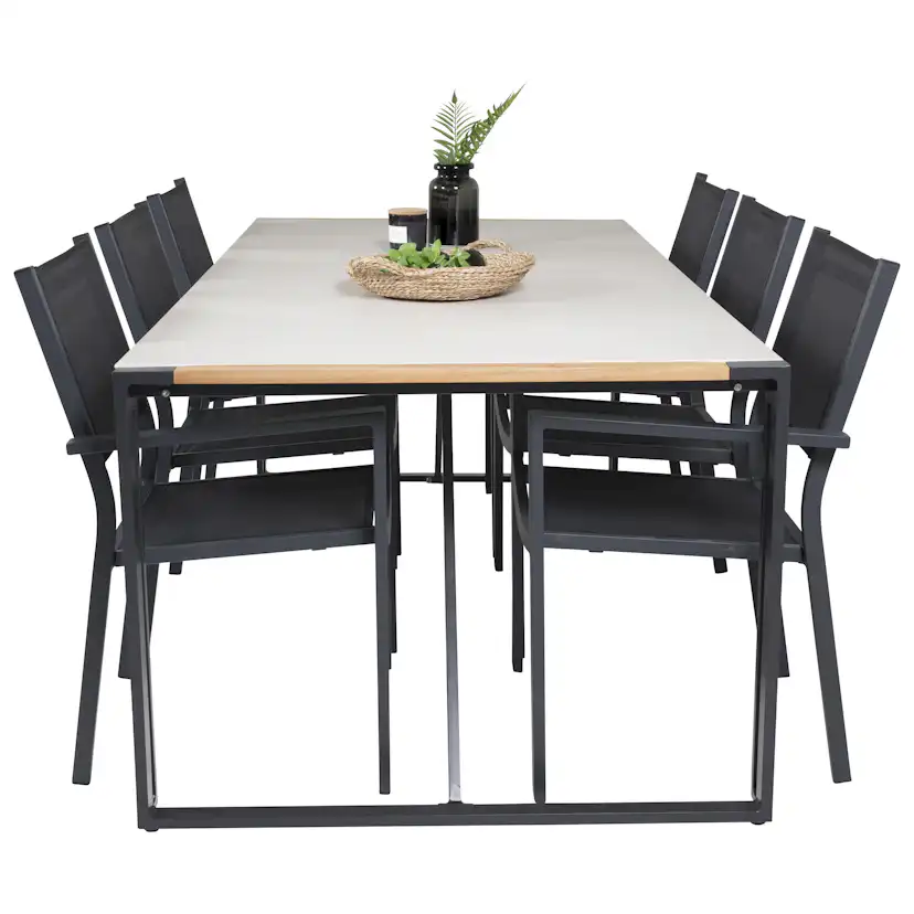 Matgrupp Venture Home Tilly 200 med 6 Copacabana Matstolar