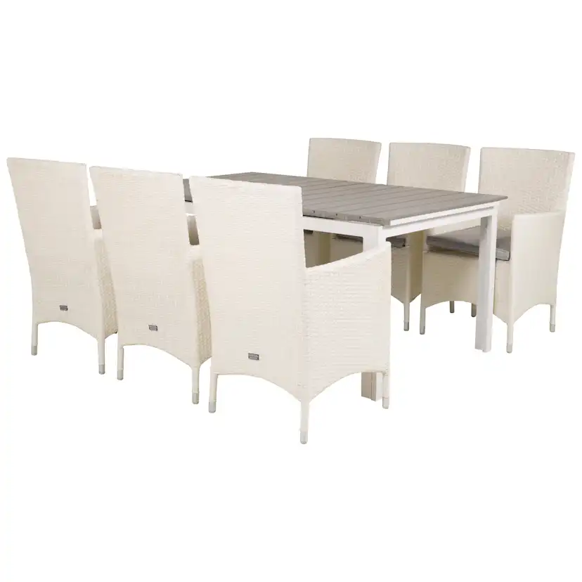 Matgrupp Venture Home Lova 160/240 med 6 Milwa Stolar