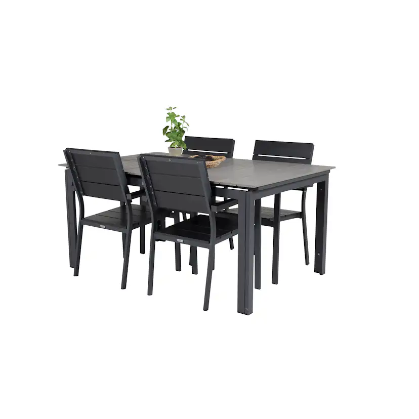 Matgrupp Venture Home Lova 160/240 med 4 Lova Stolar