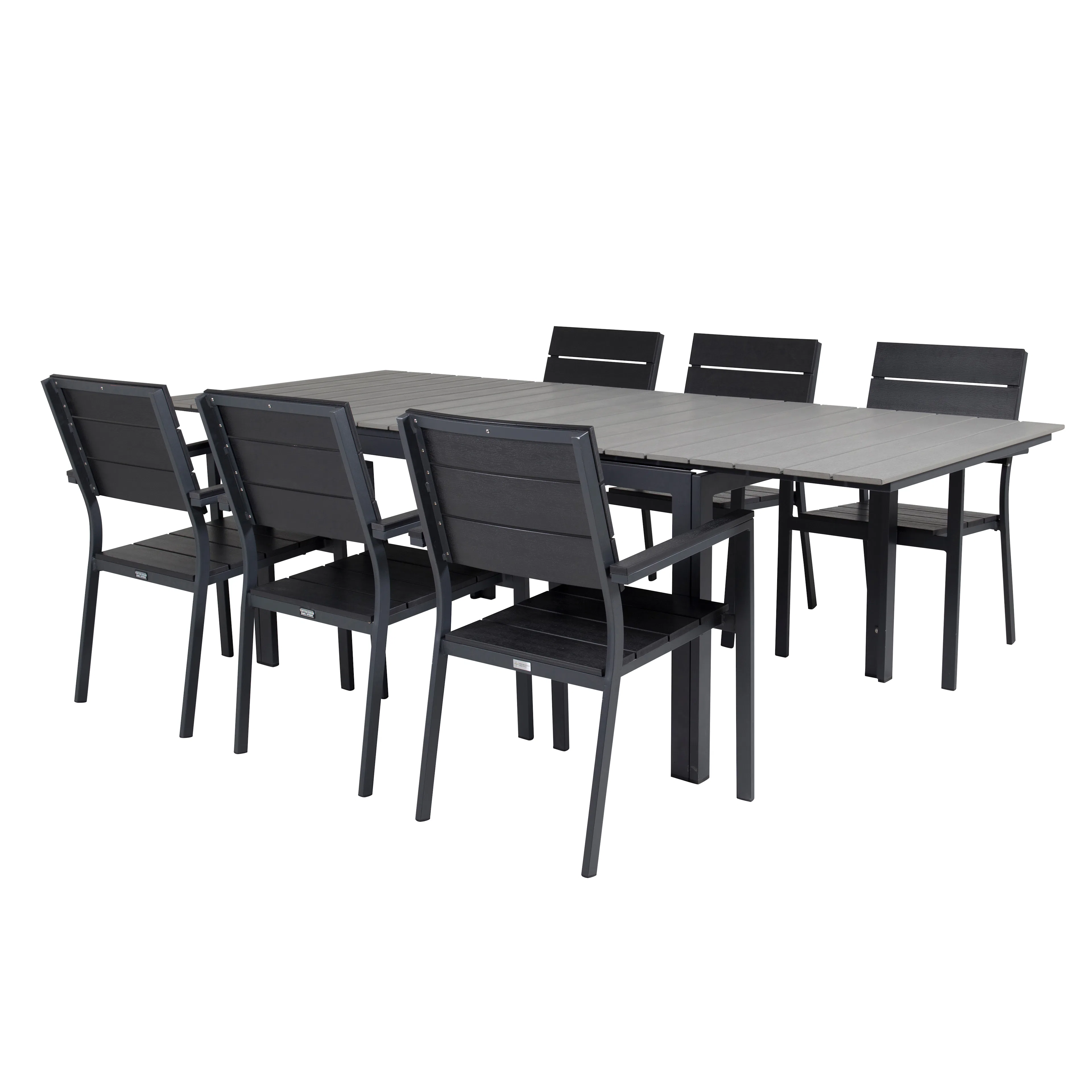 Matgrupp Venture Home Lova 160/240 med 6 Lova Stolar