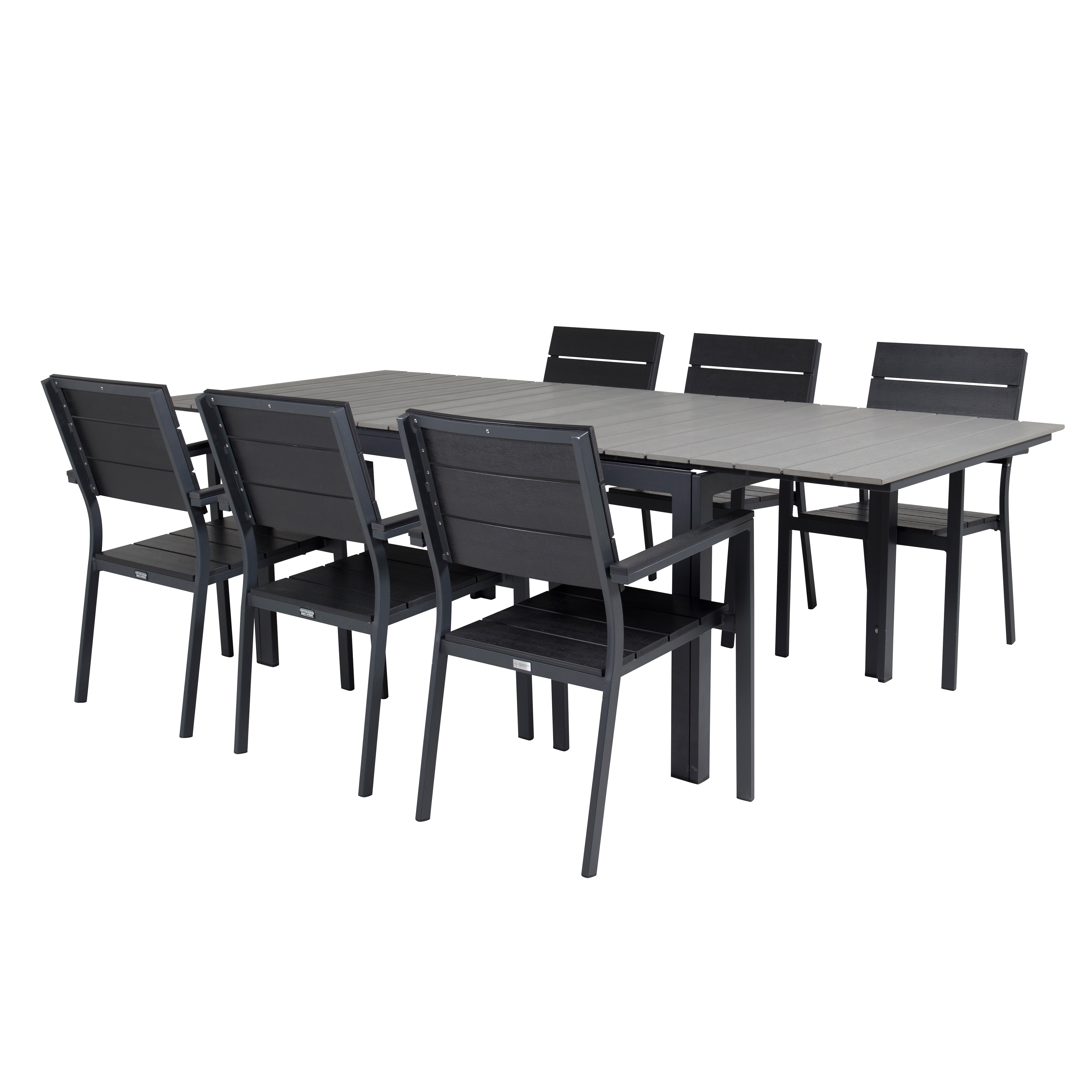 Matgrupp Venture Home Lova 160/240 med 6 Lova Stolar