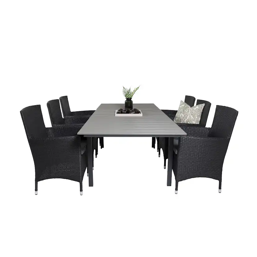 Matgrupp Venture Home Lova 160/240 med 6 Milwa Stolar