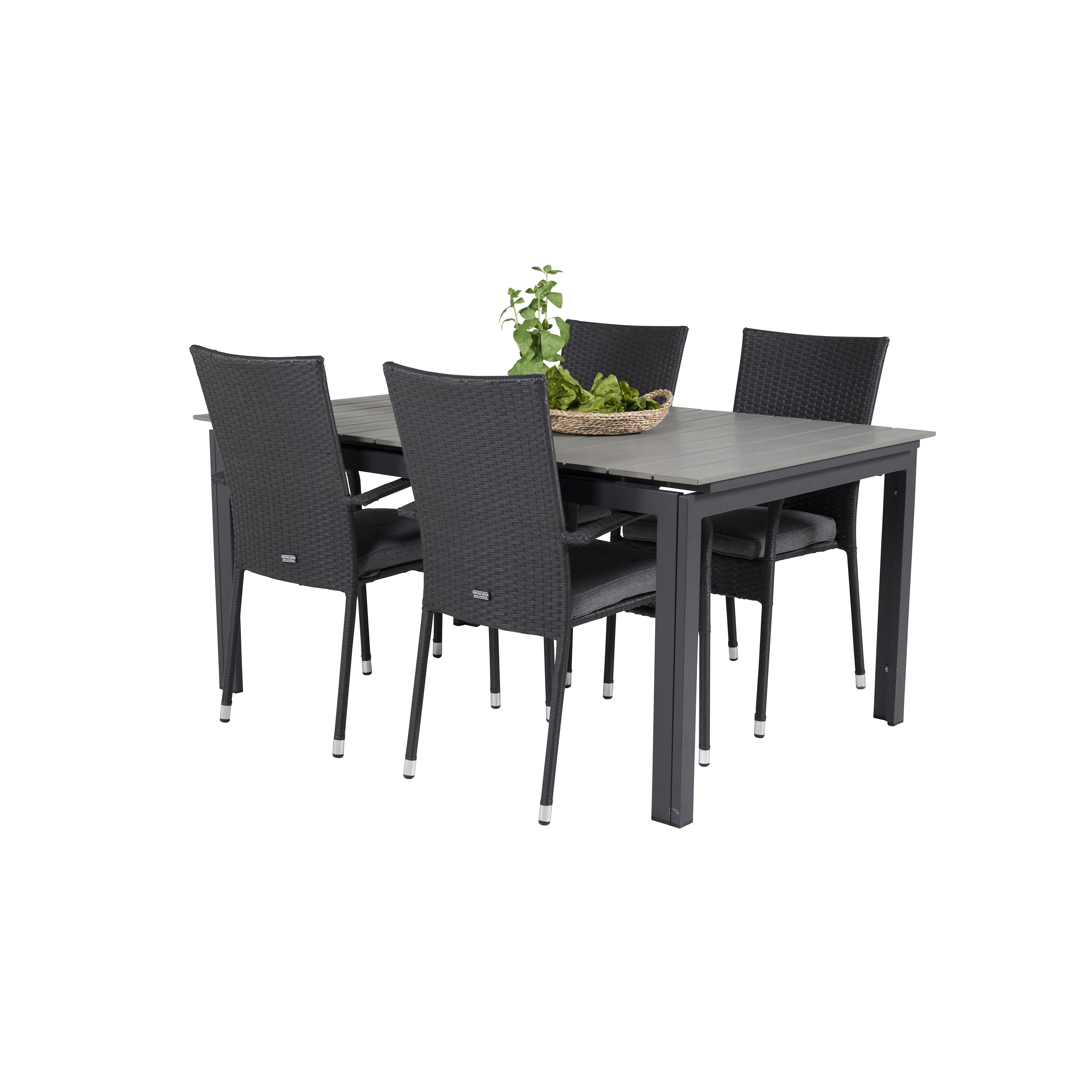 Matgrupp Venture Home Lova 160/240 med 4 Asta Stolar