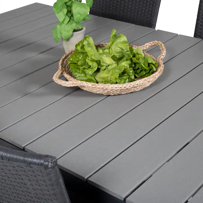 Matgrupp Venture Home Lova 160/240 med 4 Asta Stolar