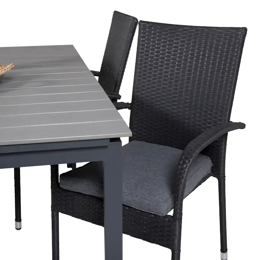 Matgrupp Venture Home Lova 160/240 med 4 Asta Stolar