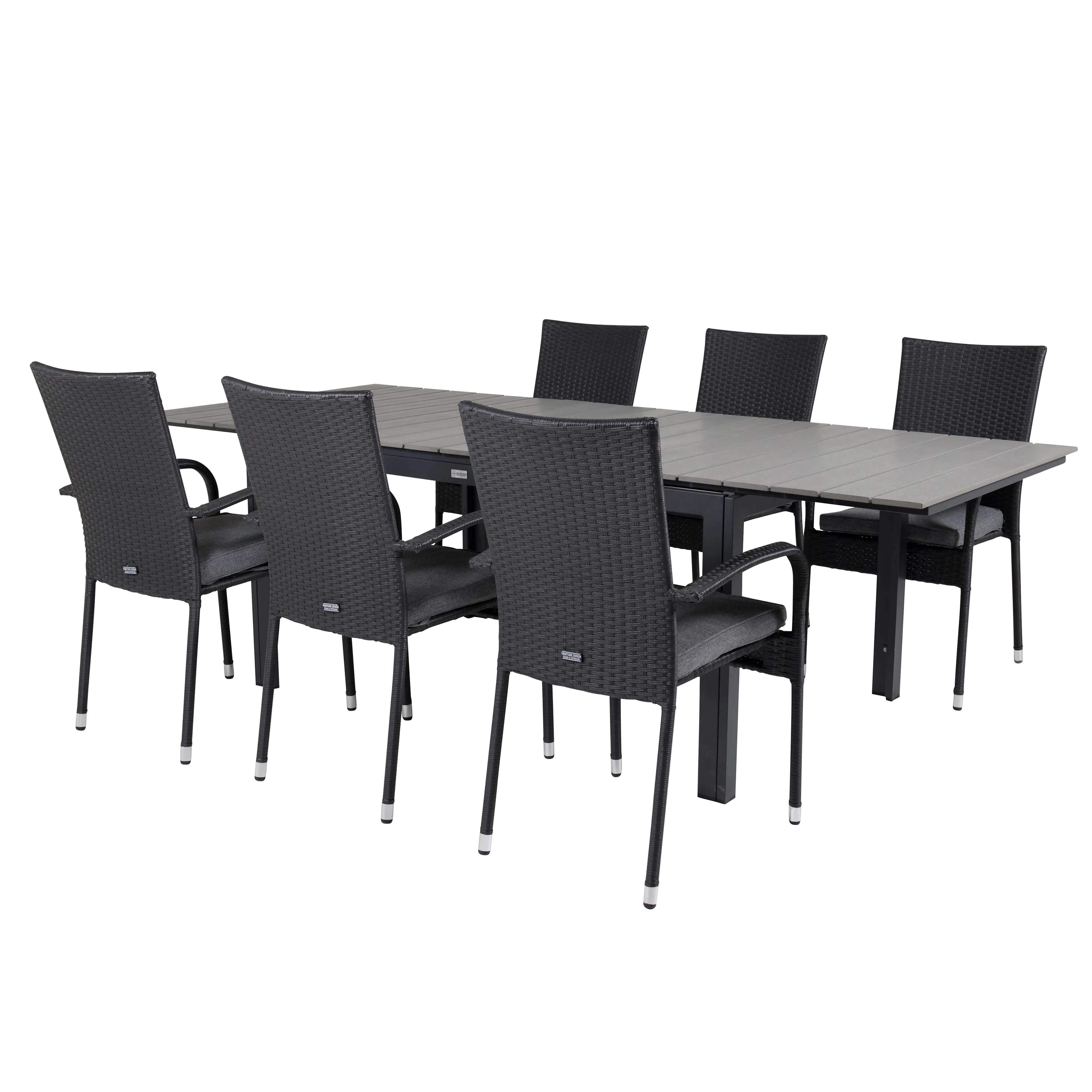 Matgrupp Venture Home Lova 160/240 med 6 Asta Stolar