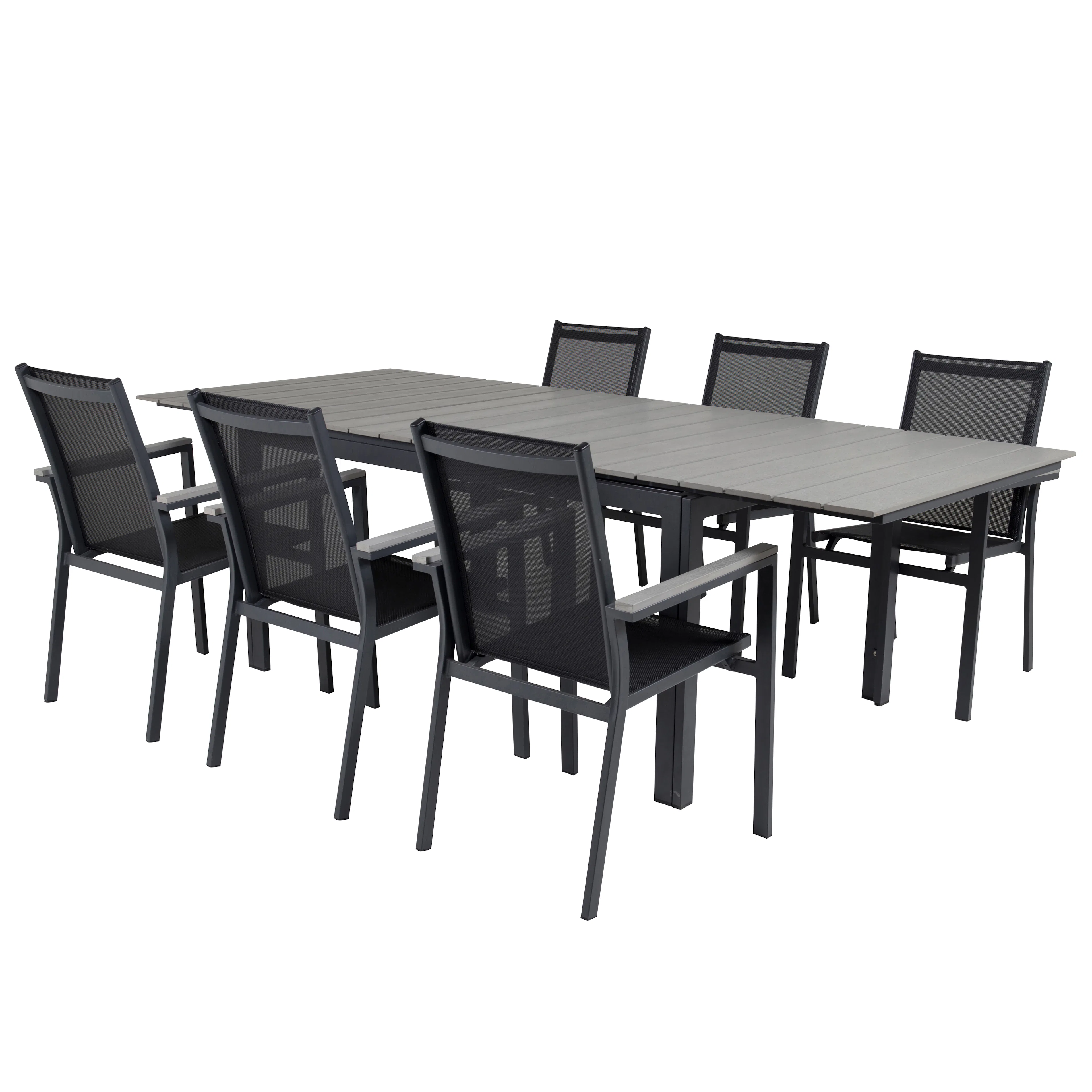 Matgrupp Venture Home Lova 160/240 med 6 Pincy Stolar