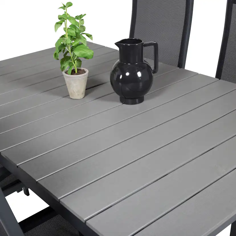 Matgrupp Venture Home Lova 160/240 med 4 Copacabana Stolar