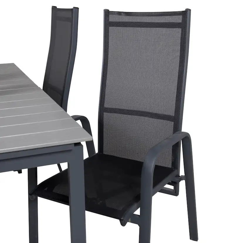 Matgrupp Venture Home Lova 160/240 med 4 Copacabana Stolar