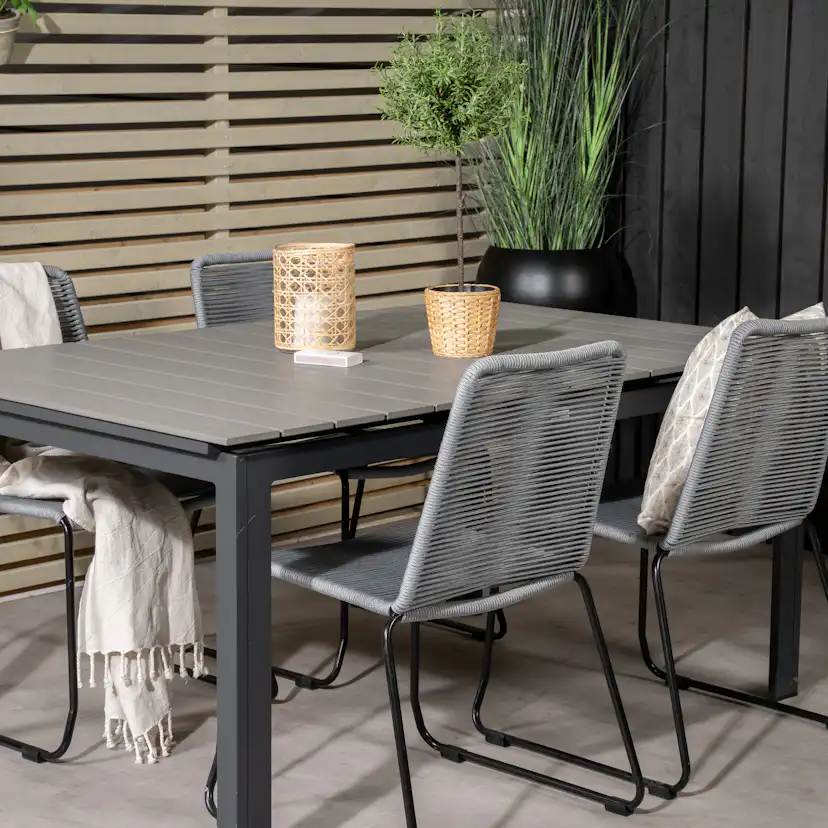 Matgrupp Venture Home Lova 160/240 med 4 Leon Stolar