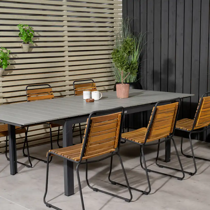 Matgrupp Venture Home Lova 160/240 med 6 Berfin Matstolar