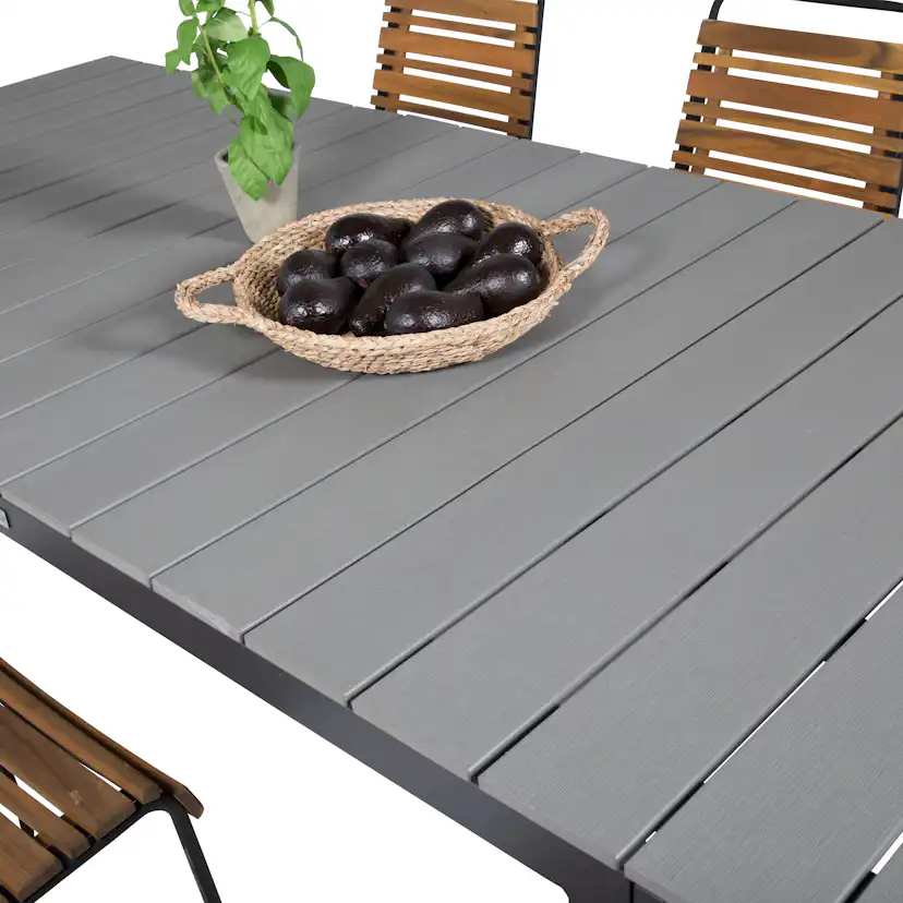 Matgrupp Venture Home Lova 160/240 med 6 Berfin Matstolar