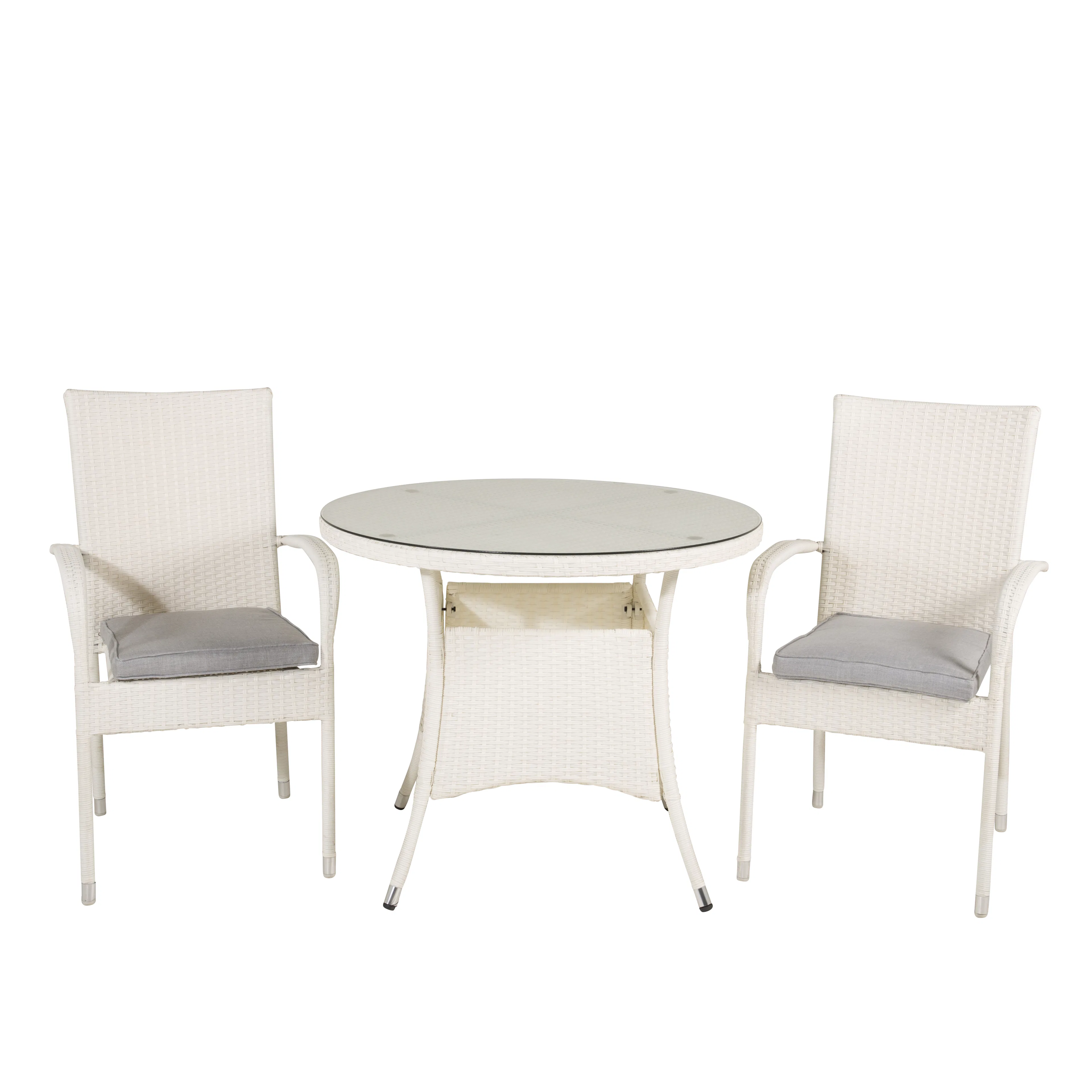 Matgrupp Venture Home Virda Ø 90 med 2 Asta Stolar