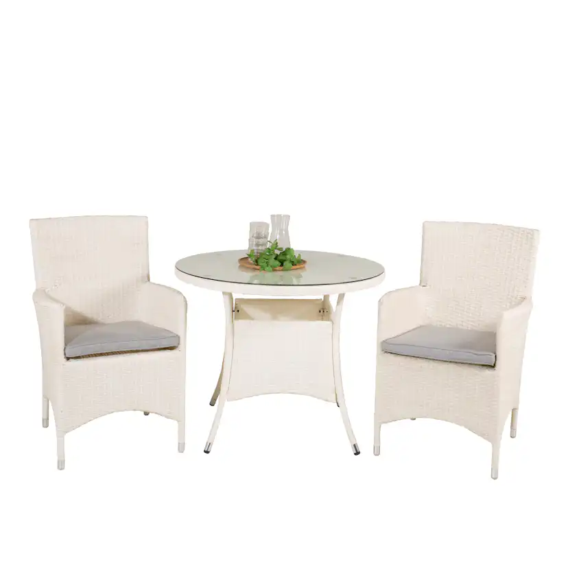 Matgrupp Venture Home Virda Ø 90 med 2 Milwa Stolar