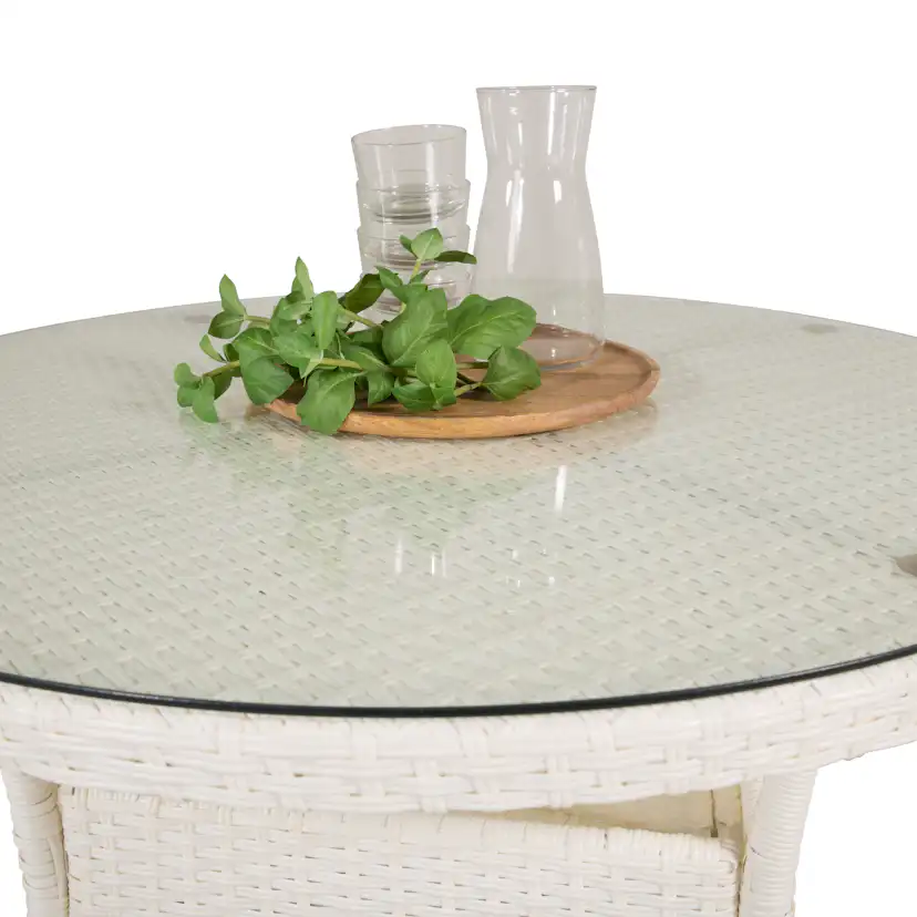 Matgrupp Venture Home Virda Ø 90 med 2 Thea Matstolar