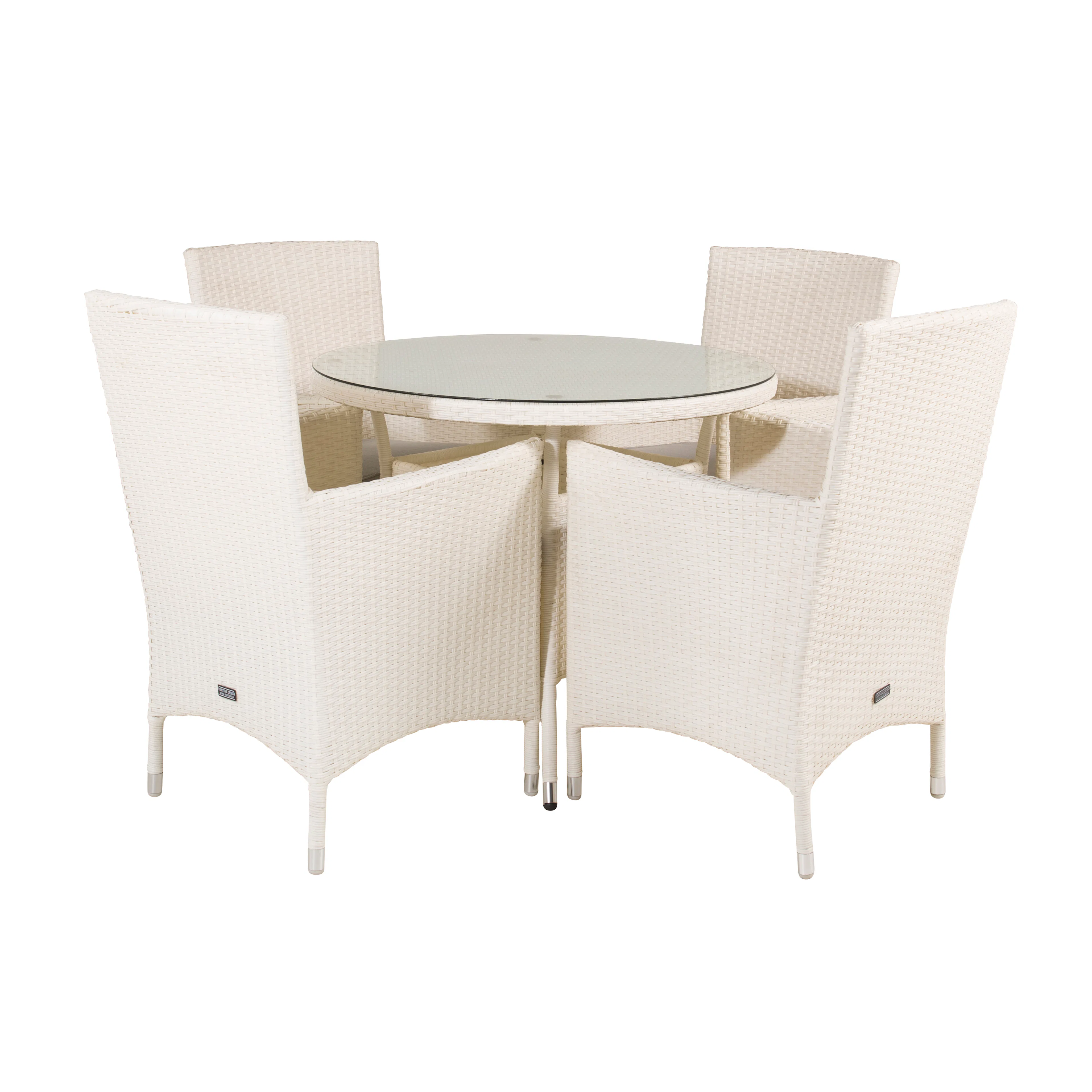 Matgrupp Venture Home Virda Ø 90 med 4 Milwa Stolar