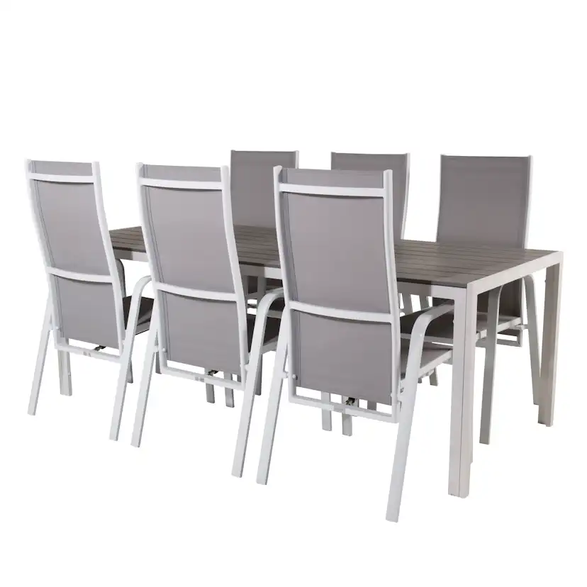 Matgrupp Utomhus Venture Home Break med 6 Copacabana Trädgårdsstolar