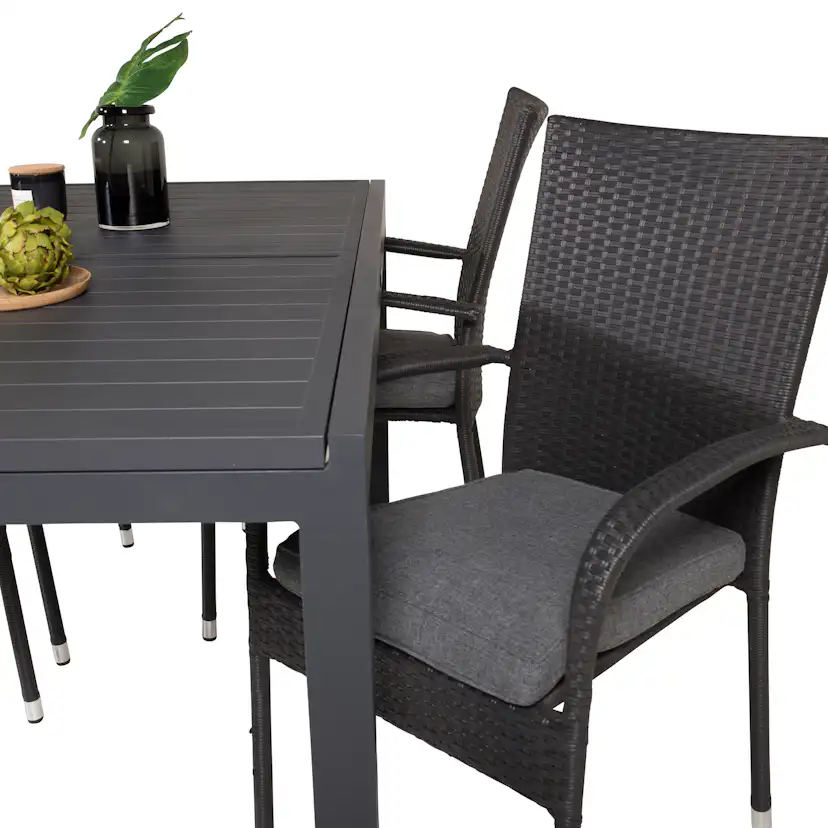 Matgrupp Venture Home Madrid 160/240 med 4 Asta Stolar