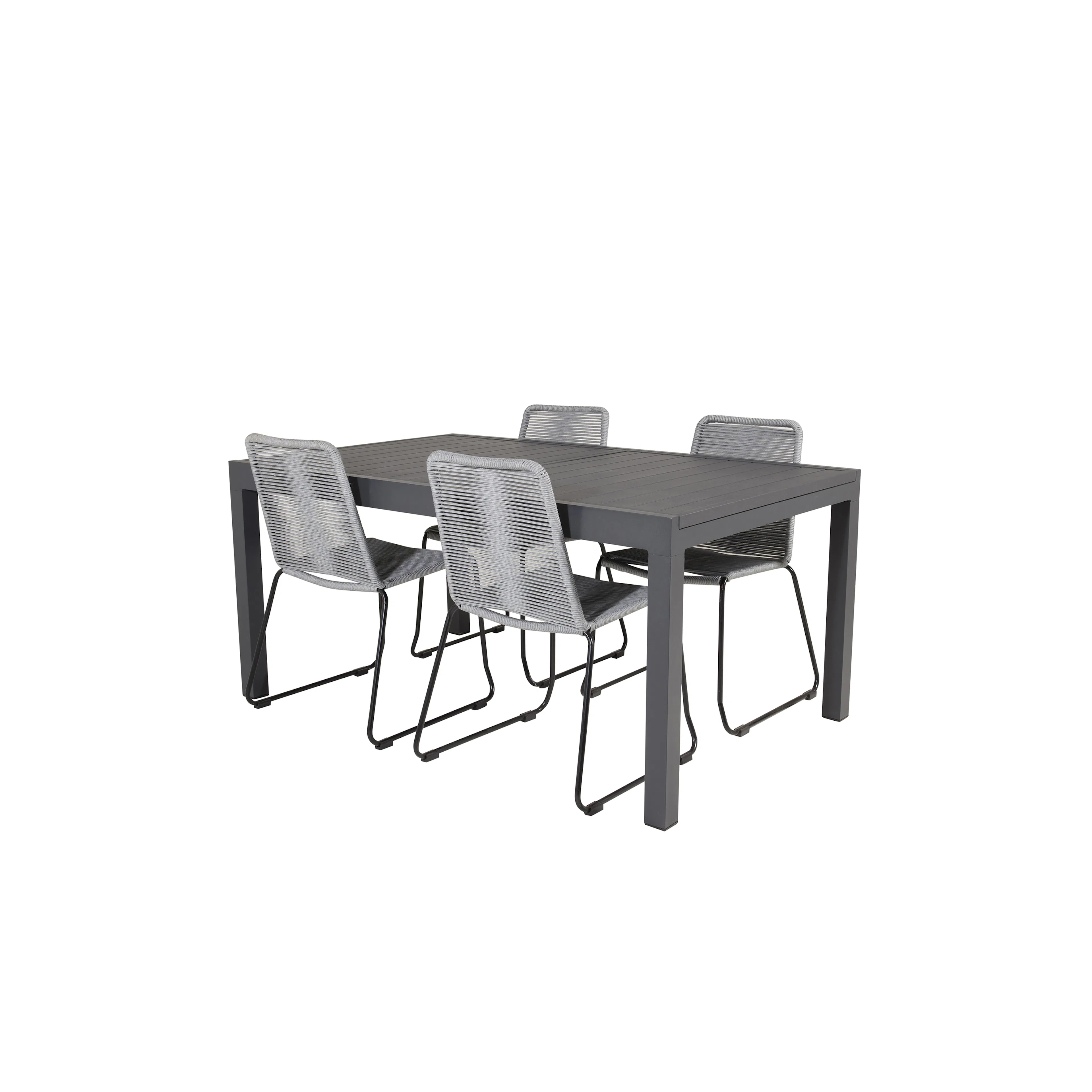 Matgrupp Venture Home Madrid 160/240 med 4 Leon Stolar