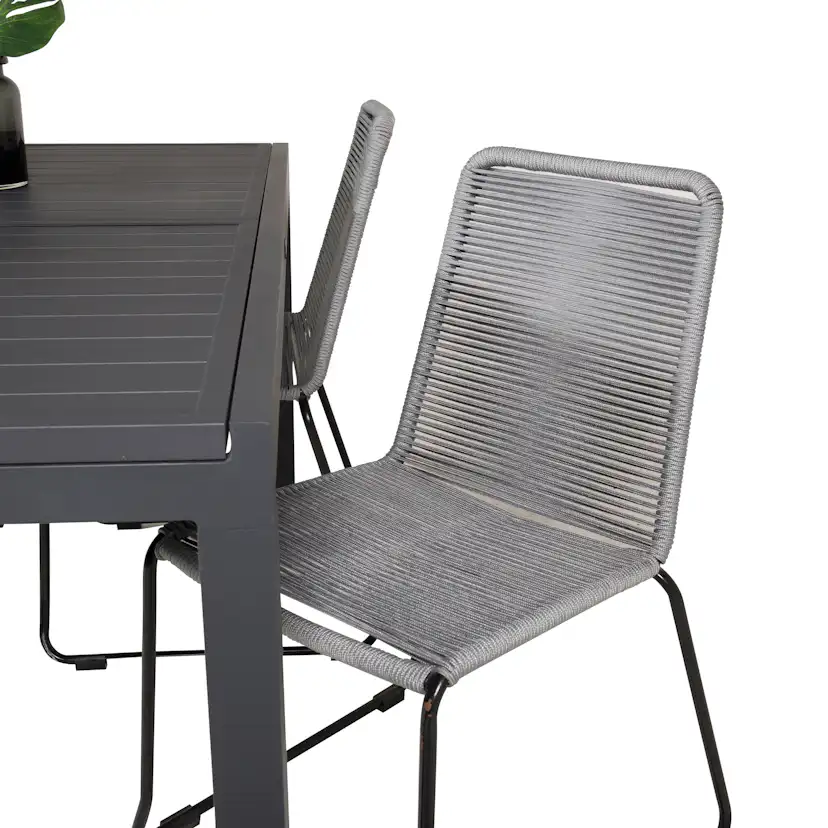 Matgrupp Venture Home Madrid 160/240 med 4 Leon Stolar