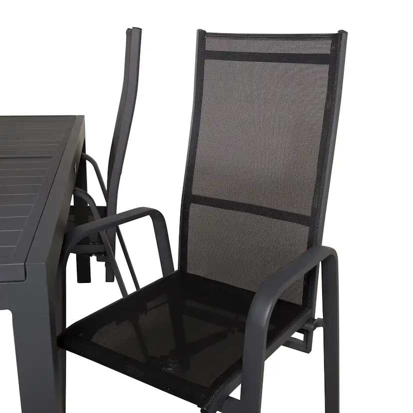 Matgrupp Venture Home Madrid 160/240 med 4 Copacabana Stolar