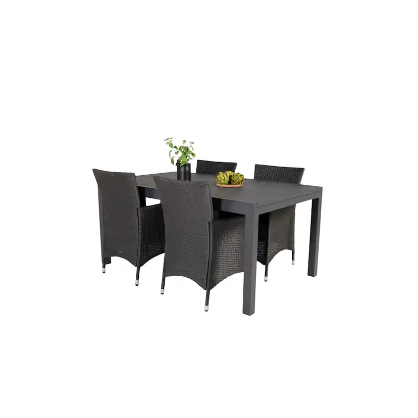 Matgrupp Venture Home Madrid 160/240 med 4 Kira Stolar